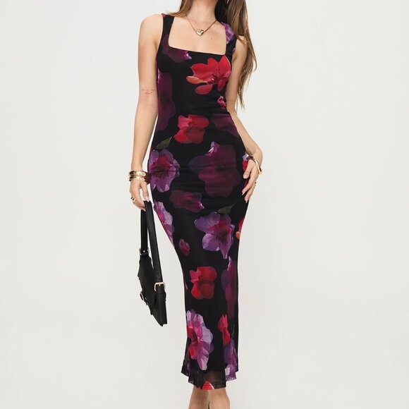 Princess Polly Eviana Maxi Dress Floral - Picture 2 of 6